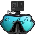 OCTOMASK - FRAMELESS DIVE MASK W/ FAST DRYING BAG FOR GOPRO | NWT