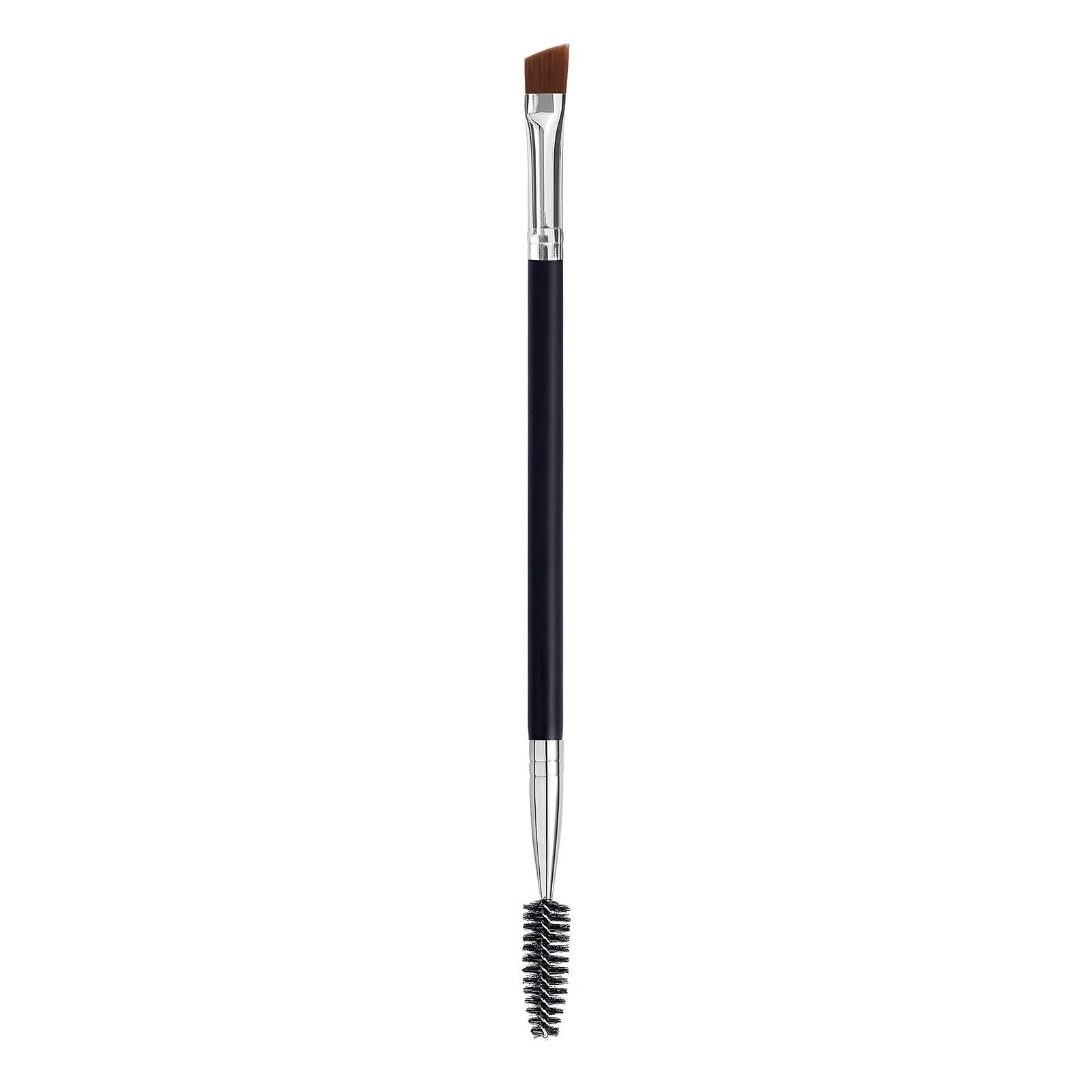 LOOKSEVEN Duo Eye Brow Brush, Angled Eyebrow Brush and Spoolie Brush, Eyelash ...