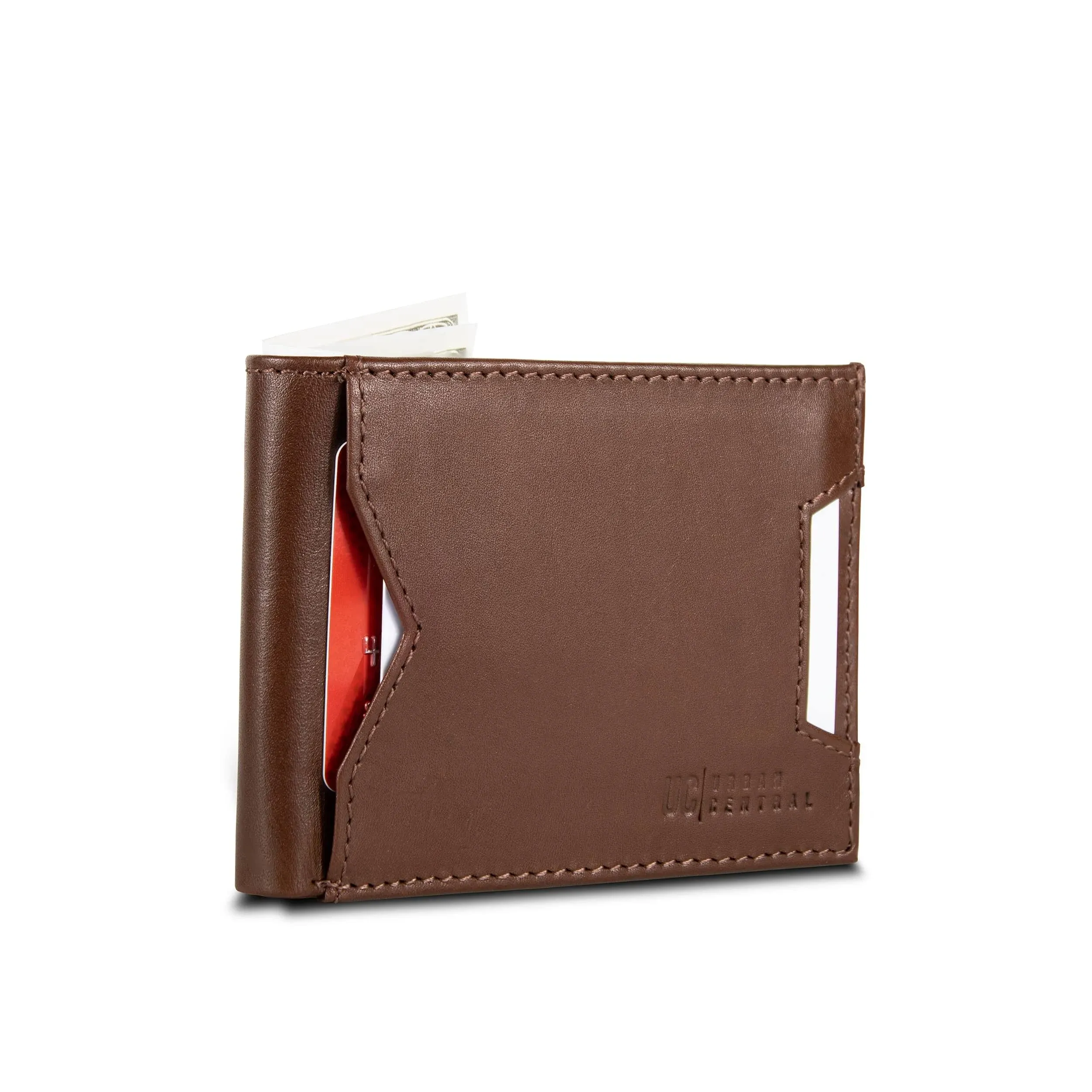 Urban Central Mens Wallet Slim Minimalist Bifold Cash and ID Slot 10 Total Sl...