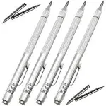 NEPAK 4 Pack Tungsten Carbide Scriber with Magnet,with Extra 4 Replacement ...