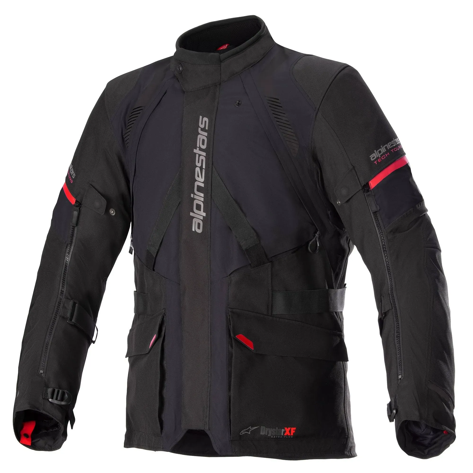 Alpinestars Monteira Drystar XF Men's Street Motorcycle Jackets - Tar Gray/Black/Methyl Blue/X-Large