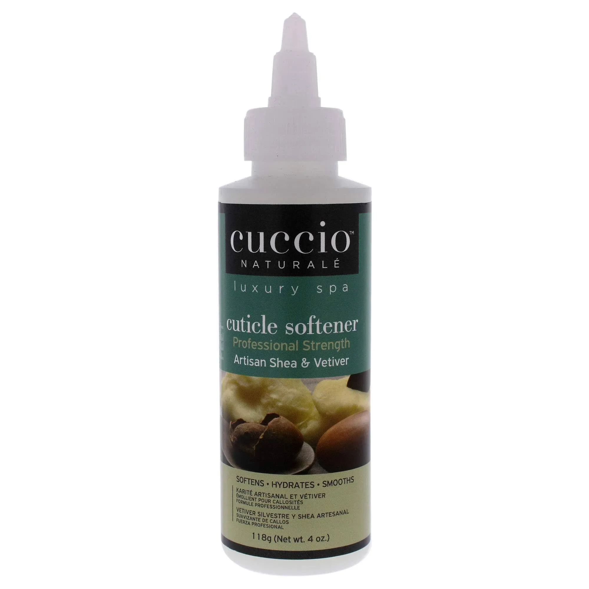 Cuccio Naturale Cuticle Softener - Artisan Shea and Vetiver for Women - 4 oz Treatment