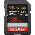 SanDisk - Extreme Pro 128GB SDXC UHS-II Memory Card