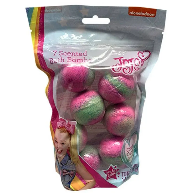 Jojo Siwa 7 Scented Bath Bombs Cotton Candy