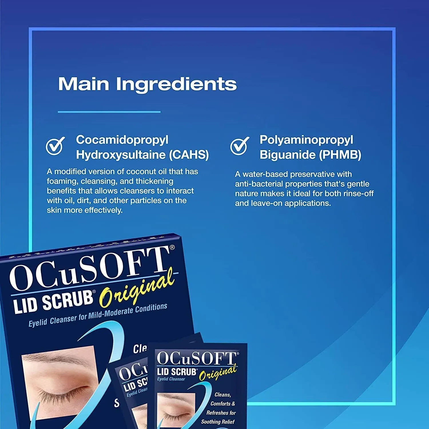 OCuSOFT Lid Scrub Original Eyelid Cleansing Pad