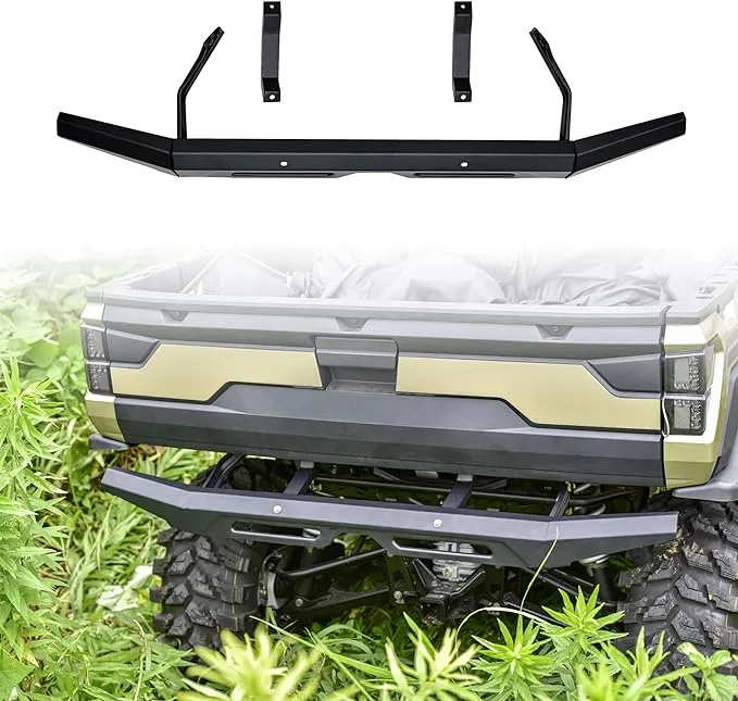 SAUTVS Ranger XP 1000 Rear Bumper, Rear Brush Guard Protector for 2018 2019 2020 2021 2022 2023 2024 Polaris Ranger XP 1000 / Crew XP 1000 / Ranger