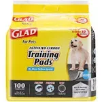 Glad for Pets Charcoal Odor Absorbent Puppy Training Pads, 150 Ct