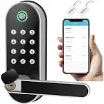 Sifely Smart Lock, Keyless Entry Door Lock, Keypad Door Lock, Fingerprint Door Lock, Biometric Door Lock, Keypad Entry Door Lock, Passcode Code Door Lock, Digital Smart Door Lock