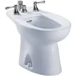 TOTO® Piedmont® Deck Mount Vertical Spray Flushing Rim Bidet, Cotton White - BT500B#01