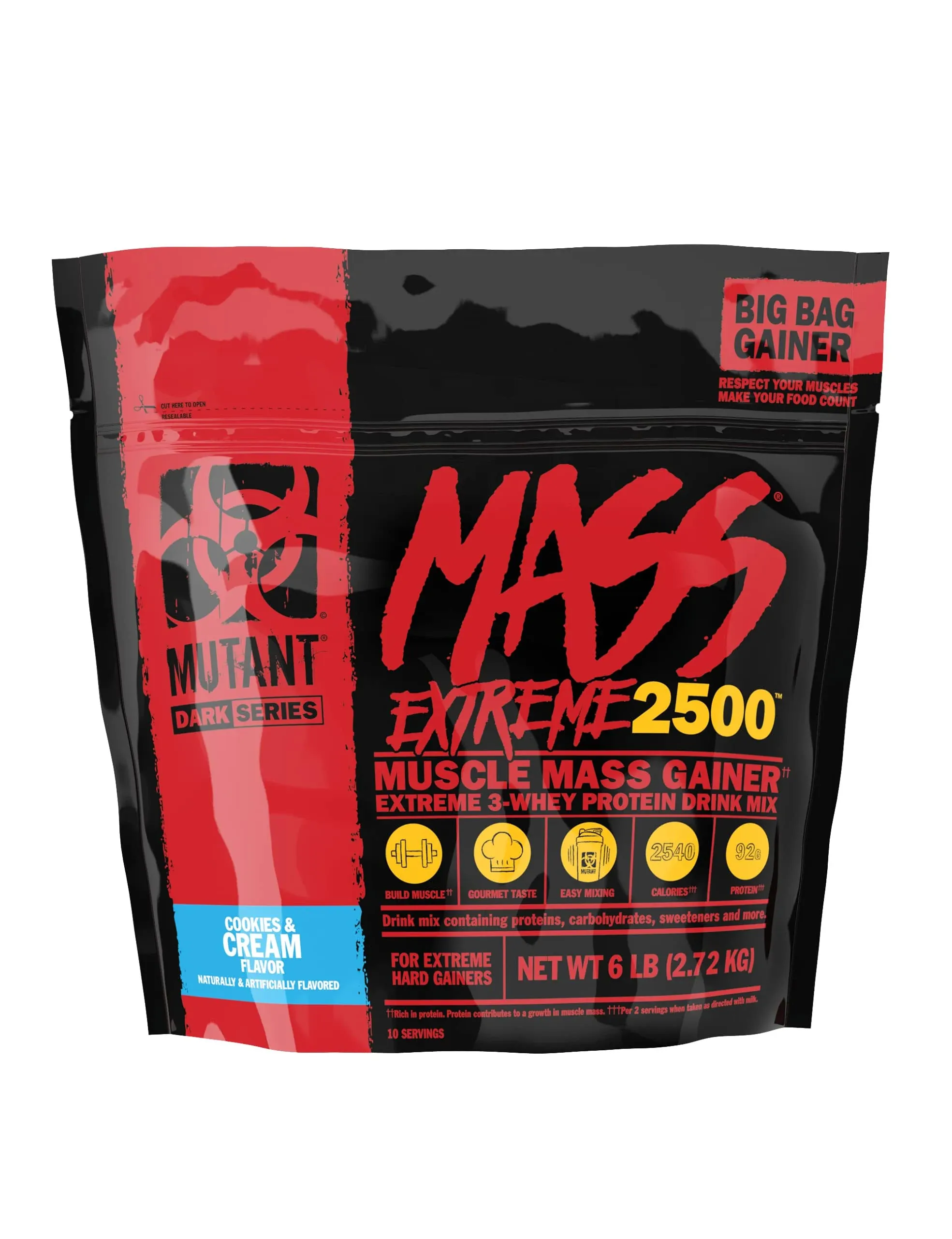 Mutant Mass Extreme Gainer Jacked Berry Blast 6lbs