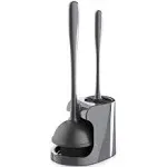 MR.Siga Toilet Plunger and Bowl Brush Combo, Gray, 1 Set