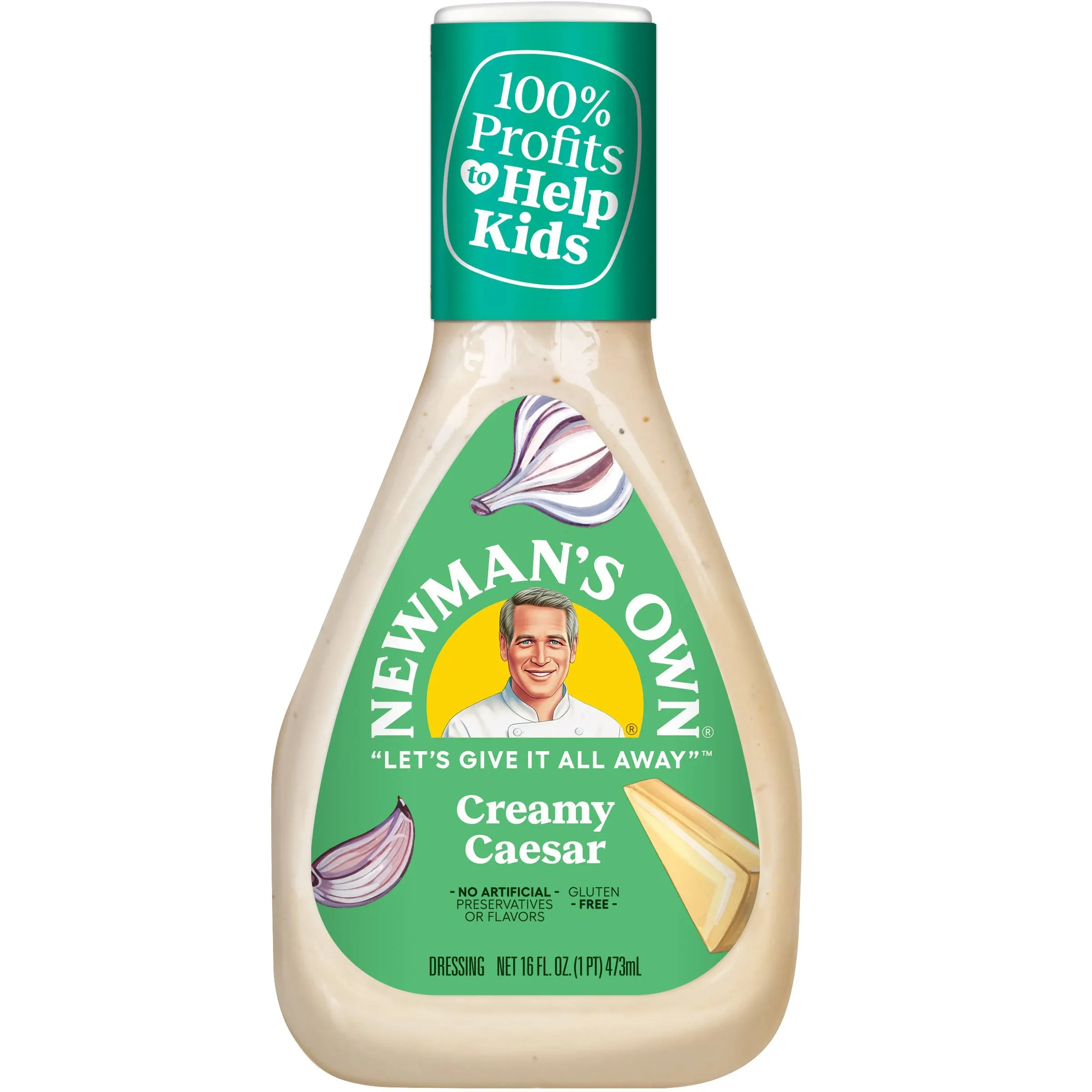 Newman's Own Dressing, Creamy Caesar - 16 fl oz