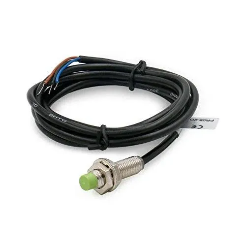 M8 Inductive Proximity Sensor Switch PR08-2DN Cylindrical Type Detector 2mm DC12-24V 3-Wire NPN NO(Normally Open) CE