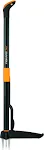 Fiskars Xact Weed Puller, Length: 1 m, Stainless Steel Handle/Plastic Handle, Black/Orange, 1020126