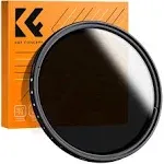 K&F Concept 43mm Variable ND2-ND400 ND Lens Filter (1-9 Stops) for Camera Lens, Adjustable Neutral Density Filter with Microfiber Cleaning Cloth (B-Series)