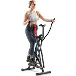 Smart Air Walk Cross Trainer Elliptical Machine Glider w/Performance LCD Monitor, Low-Impact, 30 Inch Stride and Exclusive SunnyFit App Bluetooth Connectivity - SF-E902S