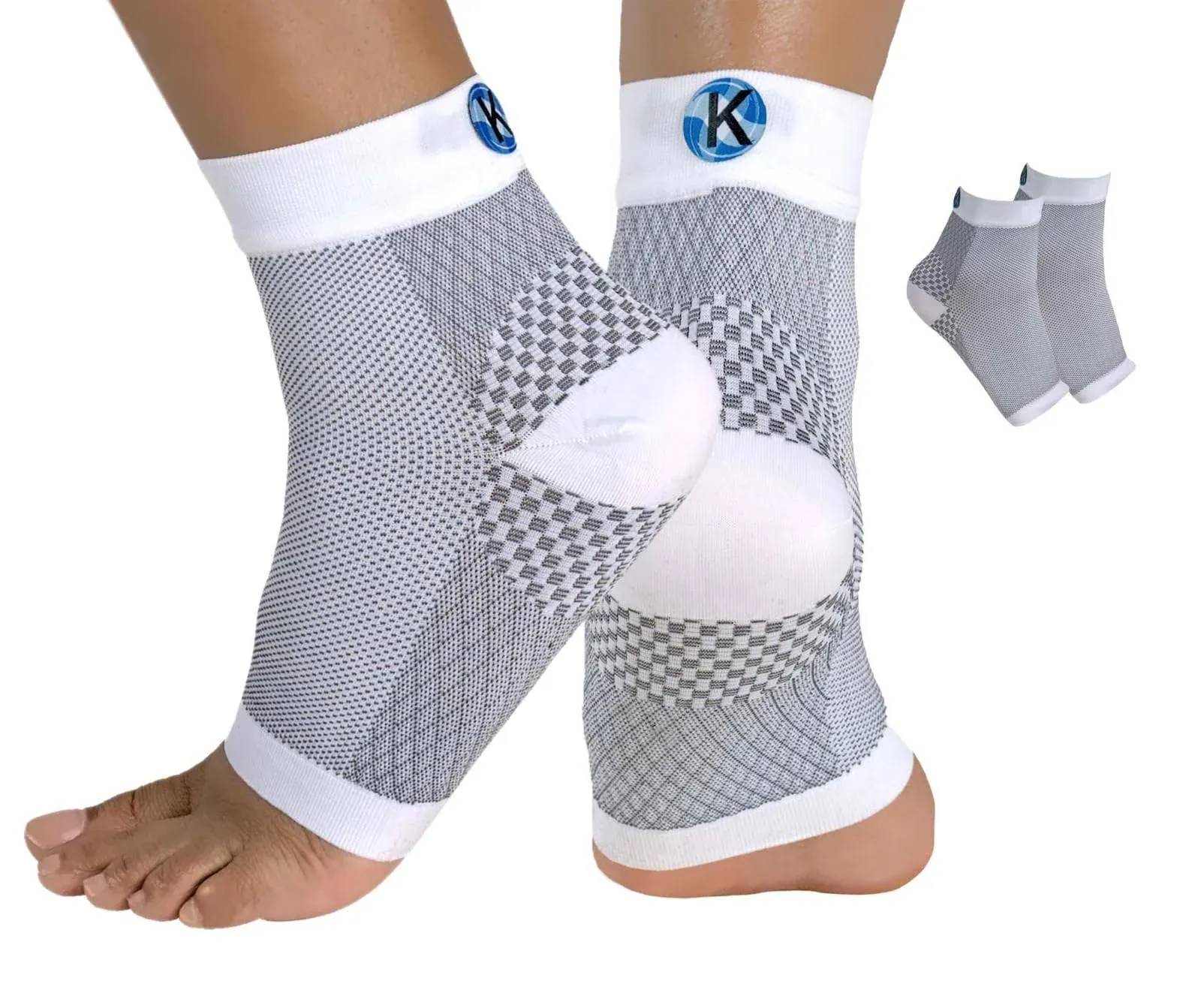 Compression Plantar Fasciitis Socks for Men & Women for Foot Pain Relief, Heel Pain, Arch Support