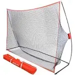 GoSports Golf Practice Hitting Net - Choose Between Huge 10 ft x 7 ft or 7 ft x 7 ft Nets - Personal Driving Range for Indoor or Outdoor Use - Designed by Golfers for Golfers