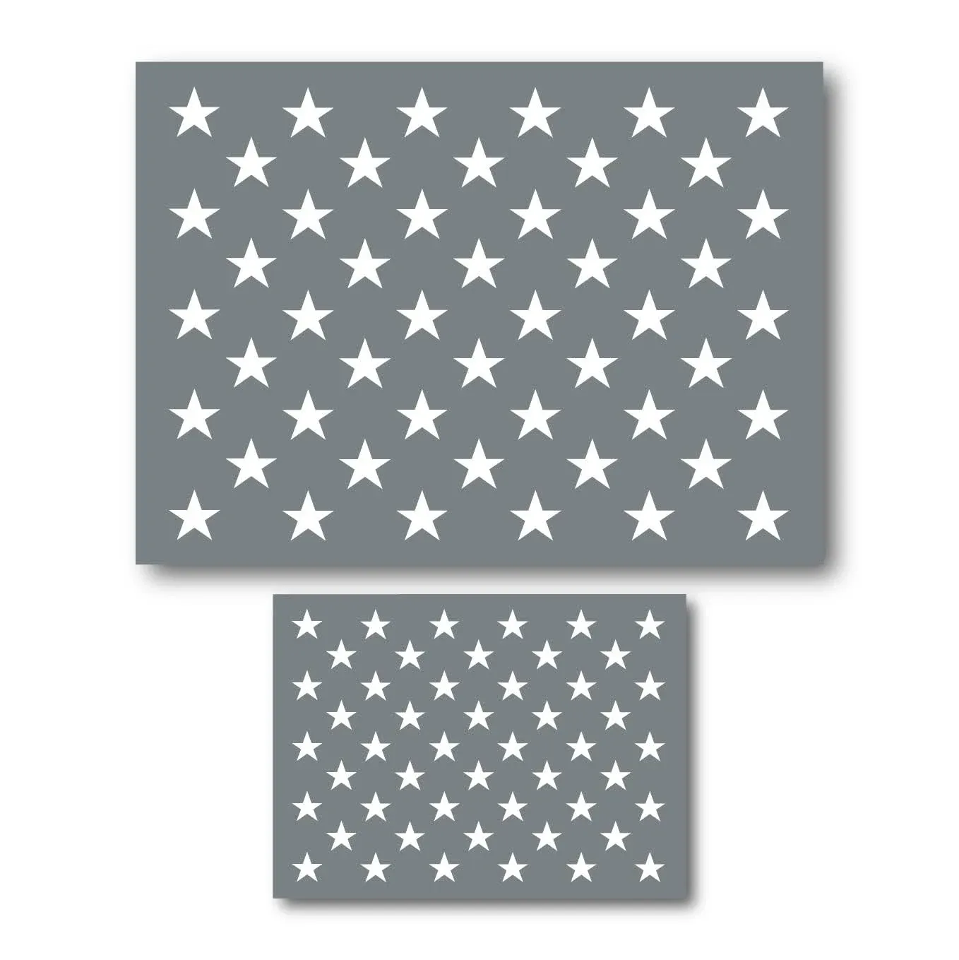 Generic American Flag Star Stencil Template - American Flag Stencils F