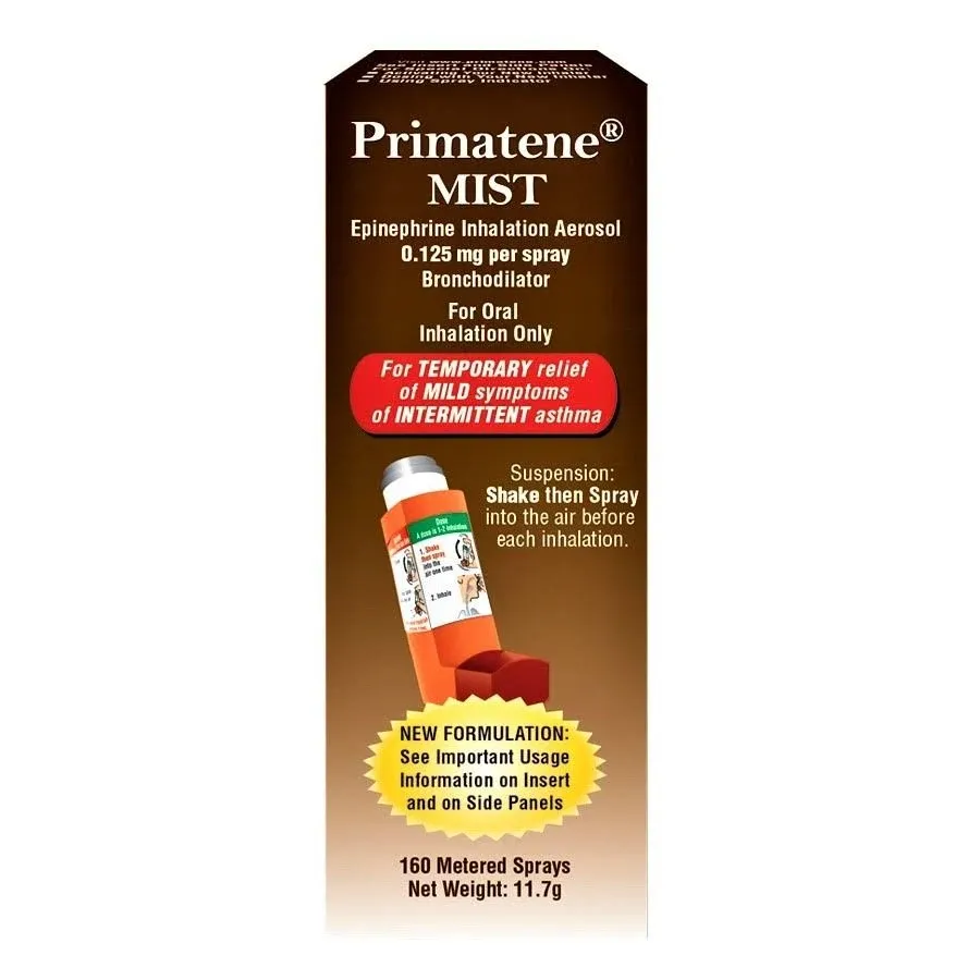 Primatene Mist Bronchodilator, Epinephrine Inhalation Aerosol - 11.7 g