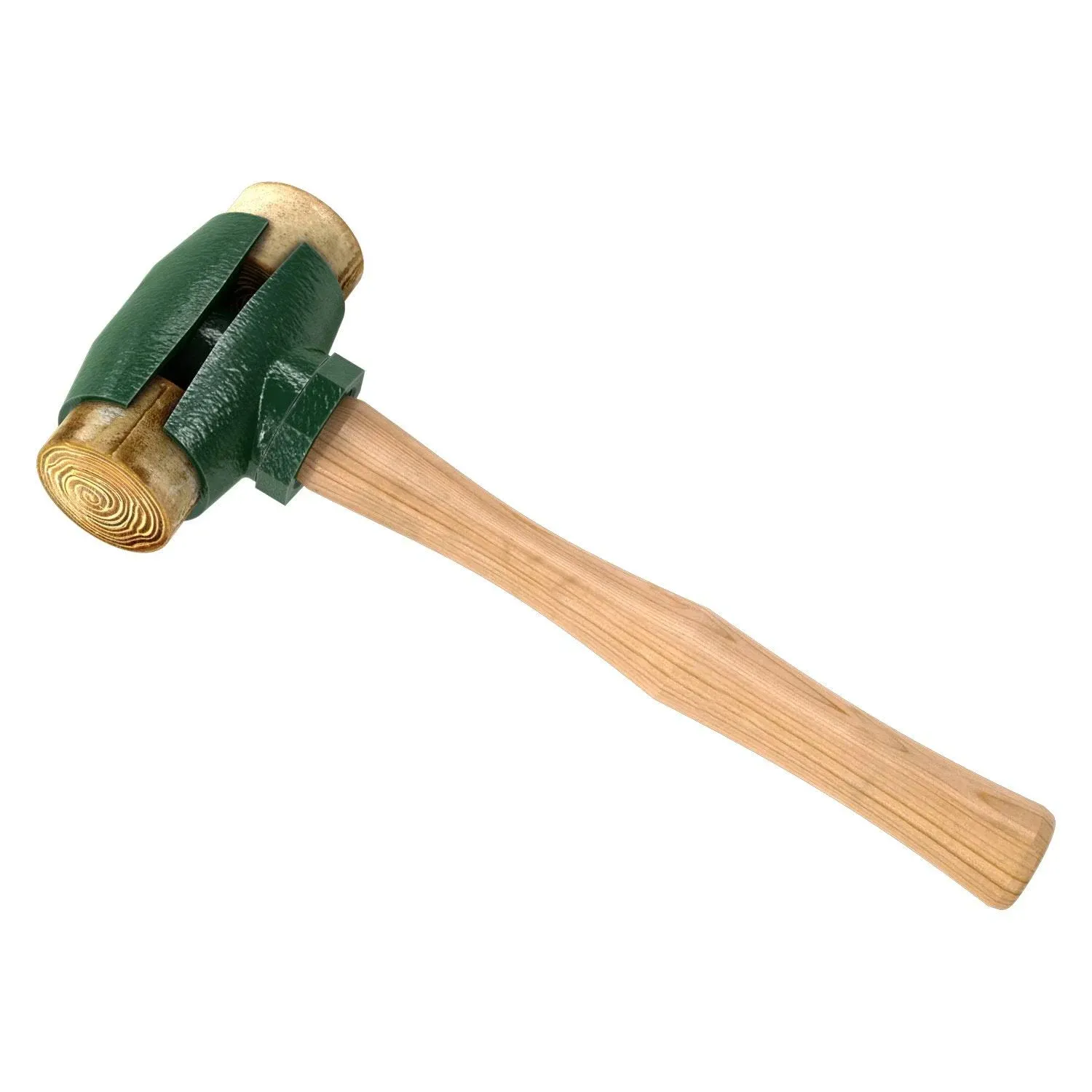 Garland Mfg 31004 Size 4 Split-Head Rawhide Hammer