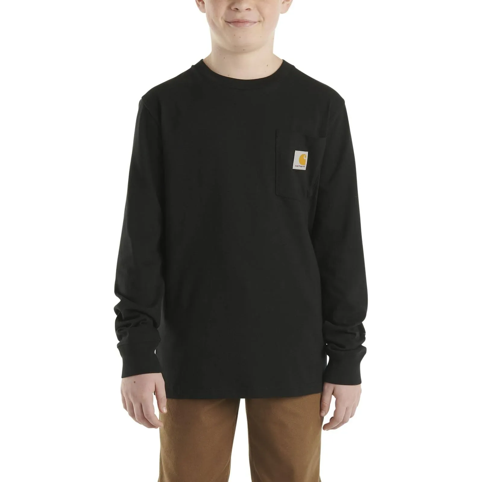 Carhartt Boys' Long Sleeve Pocket T-Shirt