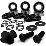 HD Switch -3 Kit- Spindle Bearing & Seal Rebuild Kit 555009 502300 502301 502303 155009 156026 5022310 06-229 21-023 fits King Kutter & Country Line FM5 FM6 CL075 FM48 FM60 FM72 RFM48 RFM60 RFM72 RSFM