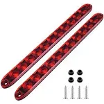 11LED Red Trailer Brake Tail Light,2Pack 16”LED Bar Stop Turn Signal Tail Lights