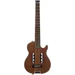 Traveler Guitar Escape Mark III Mahogany Acoustic Guitar | Small Acoustic Travel Guitar with Built-in Headphone Amp | Full 25.5" Scale Portable Headless Guitar | Mini Guitar with Custom Gig Bag