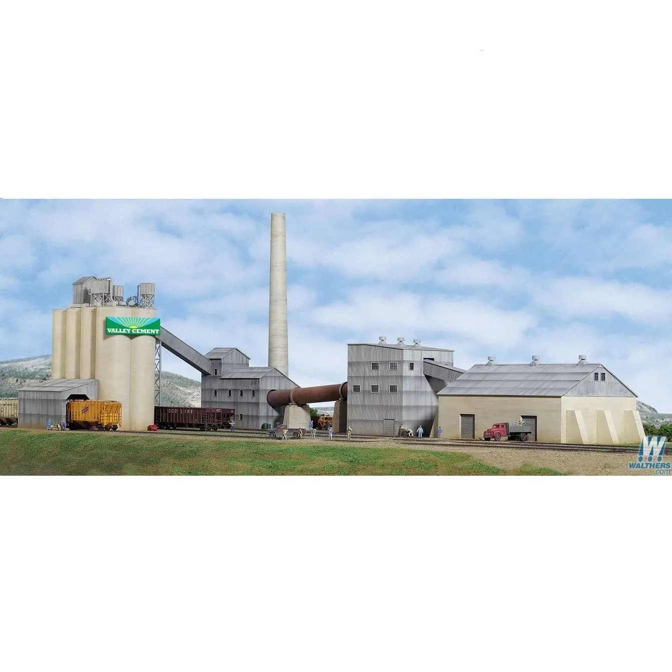 Walthers - Valley Cement Plant Kit HO