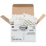 Command Picture Hanging Strips Value Pack Large Removable 0.75 x 3.65 White 120 Pairs/Pack