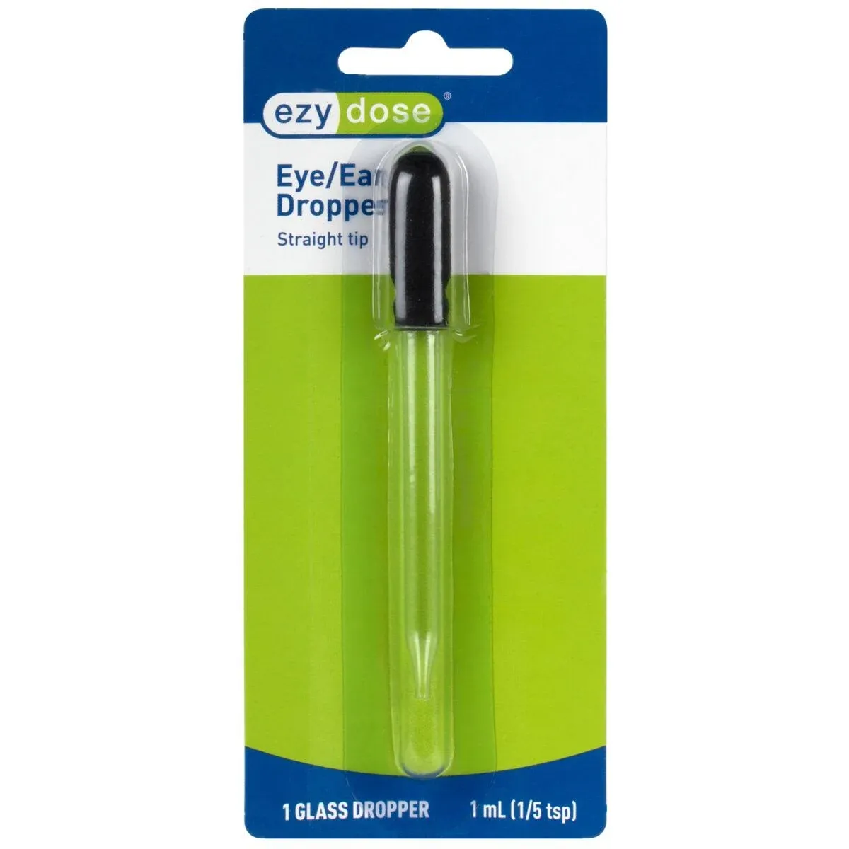 EZY DOSE Ear and Eye Medicine Dropper for Liquid Medicine, 1ml Capacity Glass, Deliver Correct Dose, Convenient and Easy to Use, BPA Free