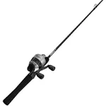 Zebco 33 Spincast Reel and 2-Piece Fishing Rod Combo, Comfortable EVA Handle, Quickset Anti-Reverse Fishing Reel with Bite Alert 