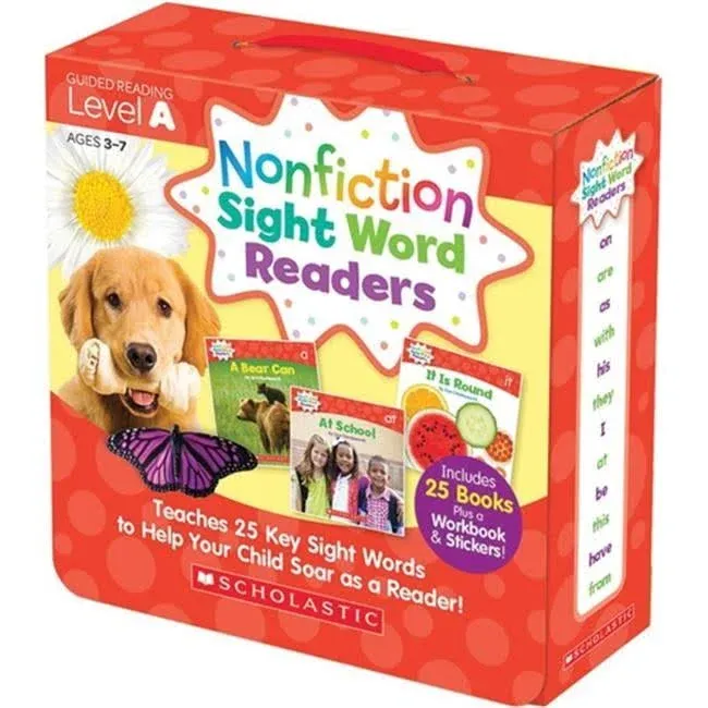 Scholastic Nonfiction Sight Word Readers, Set 1