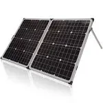 4Patriots 100-Watt Solar Panel - Portable & Foldable, Eco-Friendly Solar Power, USB Port to Charge Phones & Devices, Durable Frame, 2 Panels for 2x