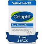 Cetaphil Deep Cleansing Face & Body Bar for All Skin Types