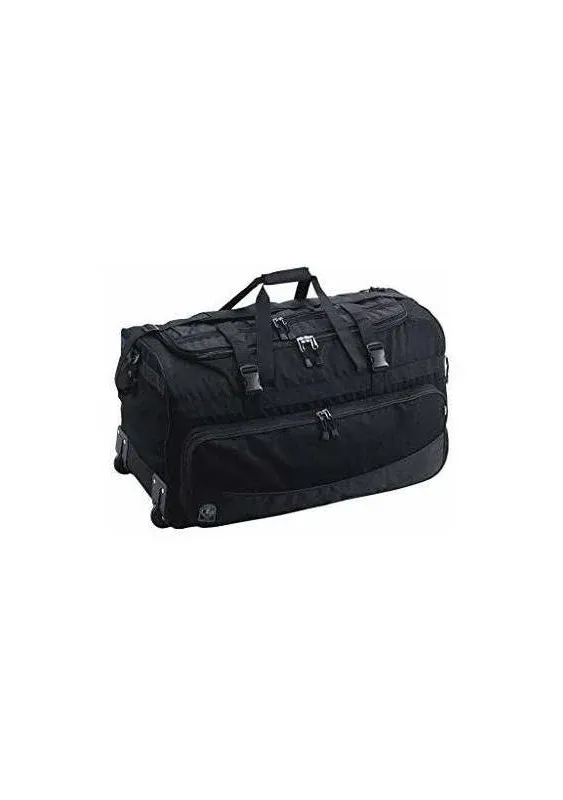 Tusa Roller Duffle Bag - Black