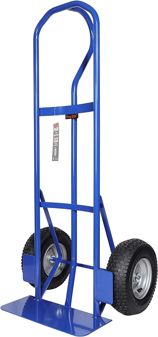 Pro-Lift Hand Truck Heavy Duty - 1000 Lbs Loading Capacity - Industrial Cart Dolly with Vertical Handle - Made in Taiwan