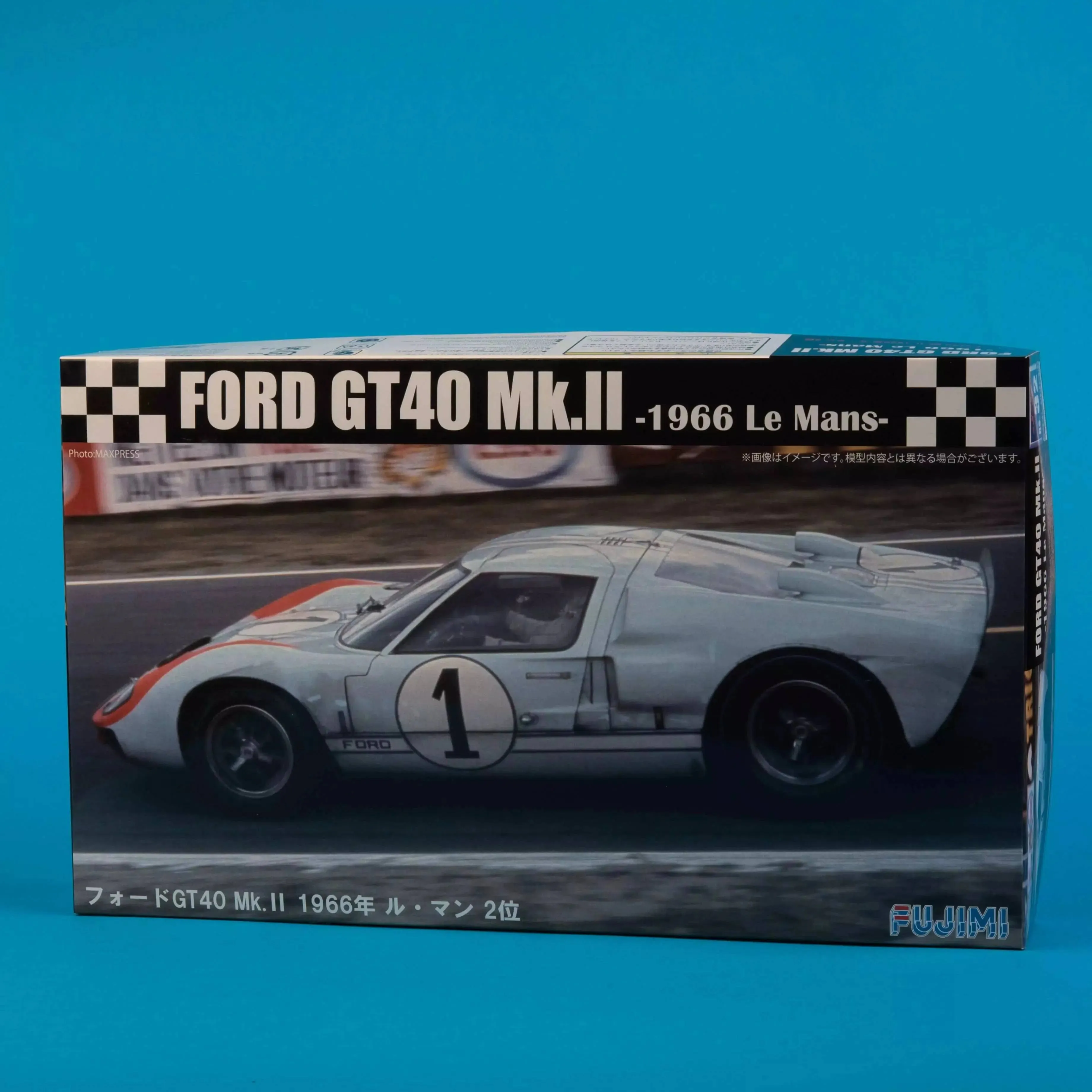 Fujimi Ford GT40 Mk-II 66 Le Mans 2nd 1:24 Model Kit F126043