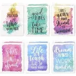 Paper Junkie Watercolor Inspirational Pocket Folders