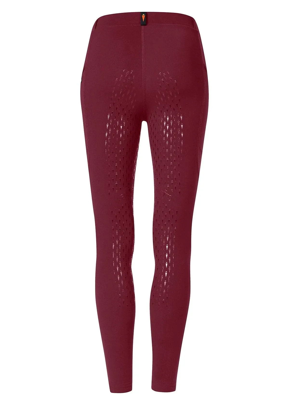 Kerrits Kids' Ice Fil Full Seat Tech Tights - Sangria