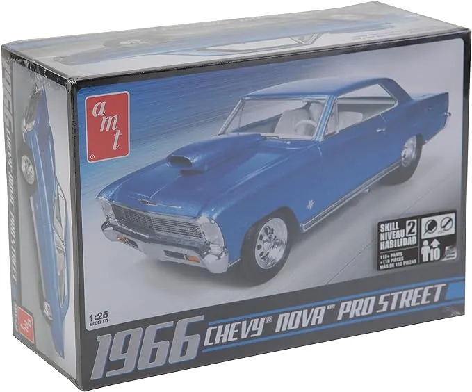 AMT AMT636R 1:25 Scale 1966 Chevy Nova Pro Street Model Kit