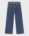 Kids' Little Girl's & Girl's Lily Wide-leg Jeans In Adams