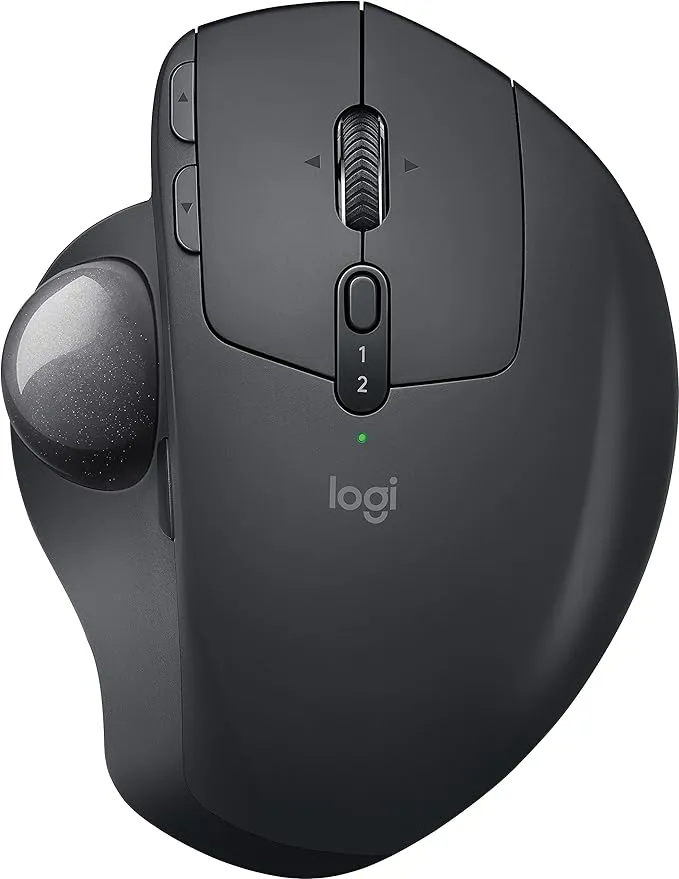 Logitech - MX Ergo Plus - Wireless Trackball Mouse