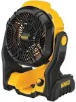 DEWALT Jobsite Fan 20-Volt Lithium Ion MAX Variable Speed Control Wide-Range