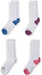 Fruit of the Loom Girls' Everyday Essential Soft Cushion Socks