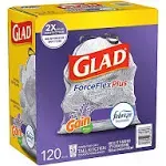 Glad ForceFlexPlus Tall Kitchen Drawstring Trash Bags