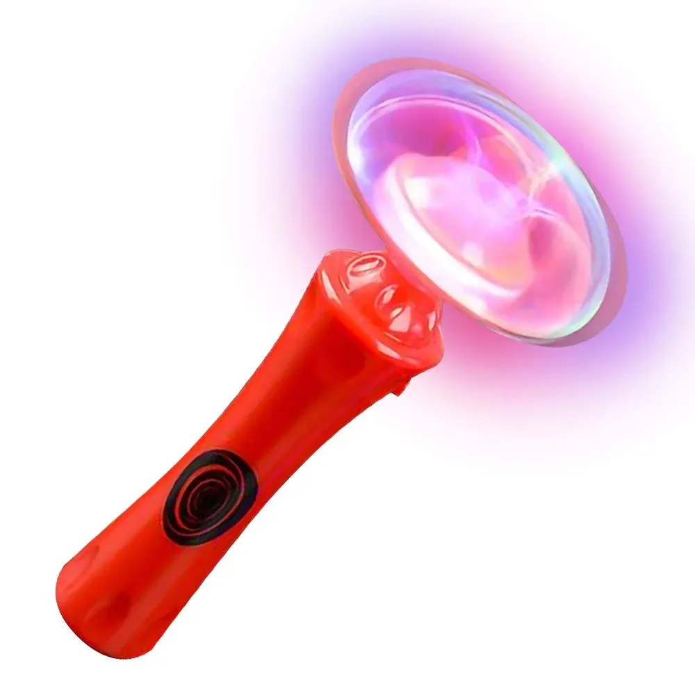 ArtCreativity Light Up DIY Orbiter Wand, 8.5 Inch LED Spin Toy for Kids with Batteries Included, Great Gift Idea for Boys and Girls, Fun Party Favor, Carnival Prize - Colors May Vary