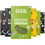 The Only Bean - Organic Edamame, Soy, Black Bean Spaghetti and Fettuccine, Gluten Free Pasta, 8oz (Variety 6 Pack)