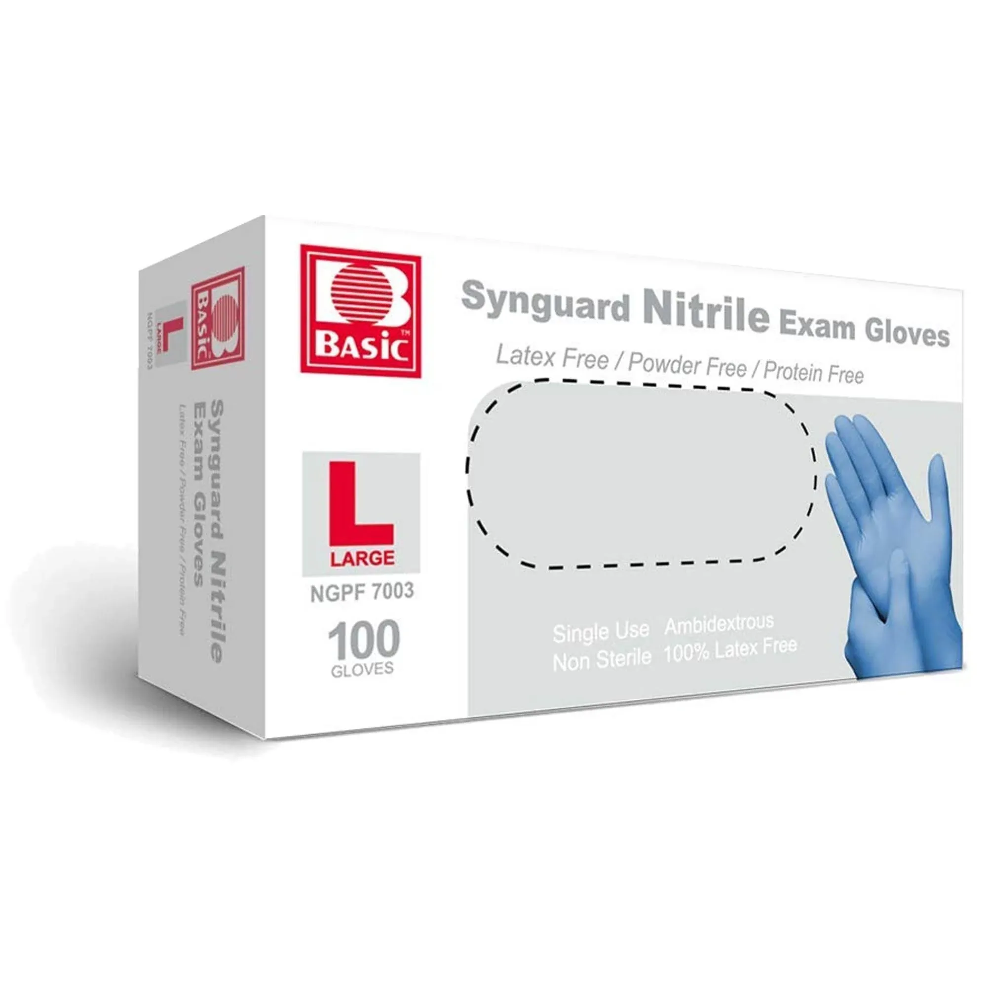 Synguard Nitrile Exam Gloves